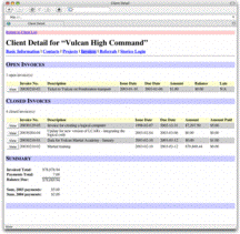Lucro Invoice Listing Page