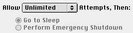 Limit Attempts Area